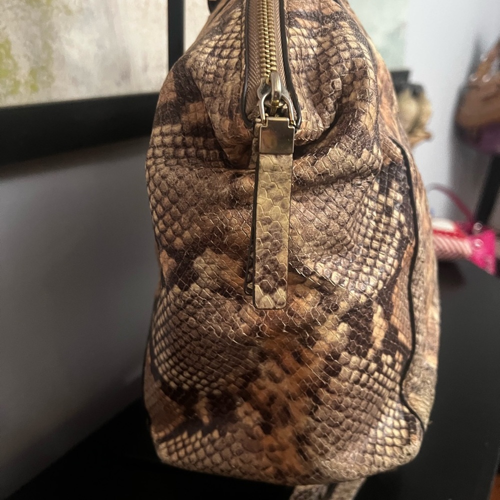 Michael Kors Snake Print Handbag - Picture 5 of 10